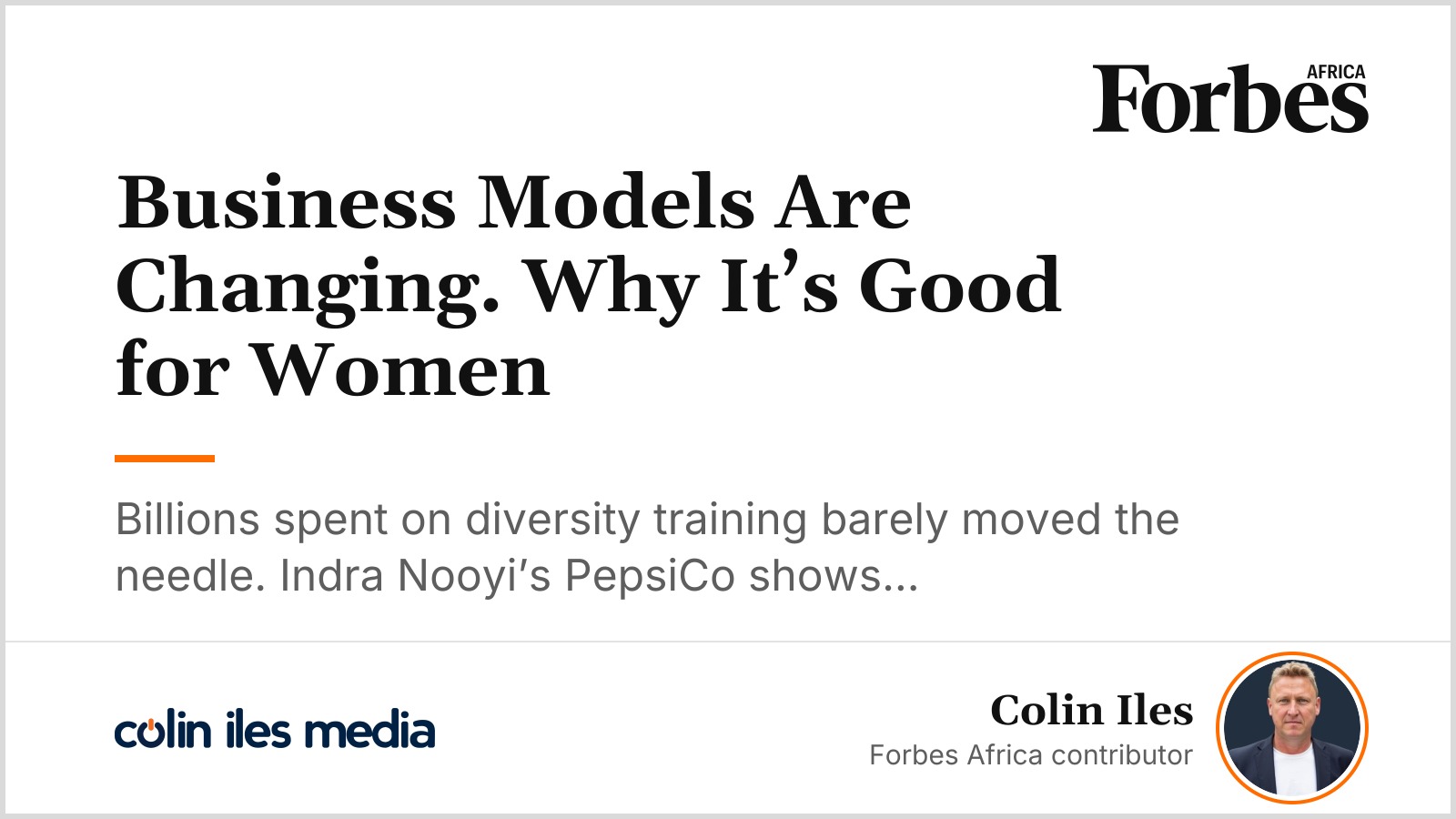 Business Models Are Changing. Why It's Good for Women